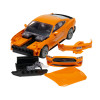Skill 1 Model Kit Ford Mustang GT Orange Snap Together Model by Airfix Quickbuild