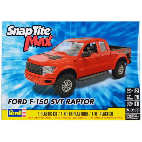 Level 2 Snap Tite Max Model Kit 2013 Ford F-150 SVT Raptor Pickup Truck 1/25 Scale Model by Revell