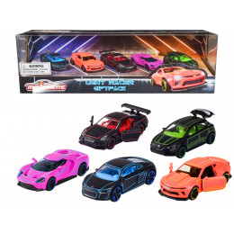 Light Racer Giftpack (2023) 5 Piece Set 1/64 Diecast Model Cars by Majorette