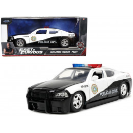 2006 Dodge Charger Police Black and White 