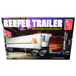 Skill 3 Model Kit Reefer Trailer 1/24 Scale Model by AMT