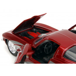 1963 Chevrolet Corvette Stingray Red Metallic with Silver Graphics 