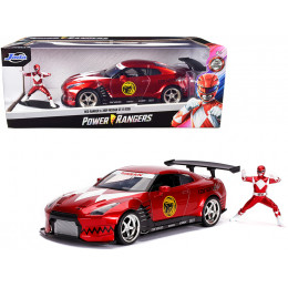 2009 Nissan GT-R (R35) Candy Red and Red Ranger Diecast Figurine 