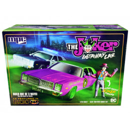 Skill 2 Model Kit 1977 Dodge Monaco with Joker Resin Figurine 
