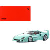 Ferrari F40 Mint Green 1/18 Diecast Model Car by Kyosho