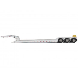 Trail King TK120 Hydraulic Detachable Gooseneck Lowboy Trailer White (Regular Version) 