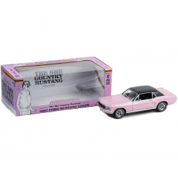 1967 Ford Mustang Coupe Evening Orchid Pink Metallic with Black Top 