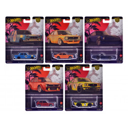'Japan Historics 4' 5 piece Set 'Car Culture' 2024 Series B Diecast Model Cars by Hot Wheels