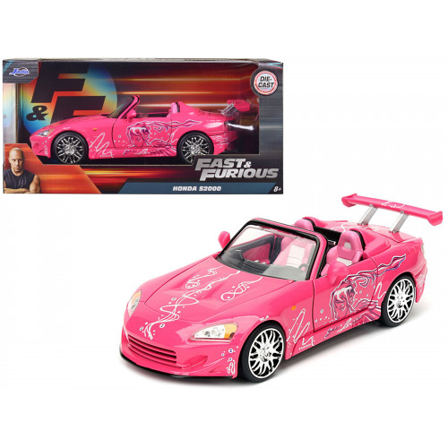 Suki's 2001 Honda S2000 Convertible Pink with Graphics 
