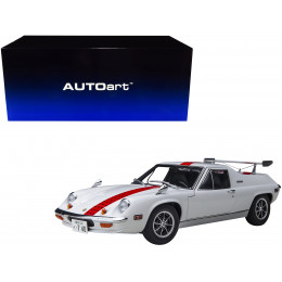 Lotus Europa Special White with Red Stripe and Graphics 