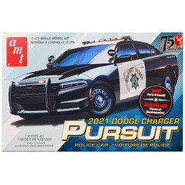 Skill 2 Model Kit 2021 Dodge Charger Pursuit Police Car 1/25 Scale Model by AMT