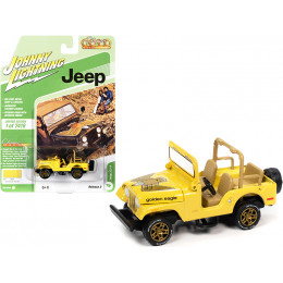 Jeep CJ-5 Sunshine Yellow with Golden Eagle Graphics 