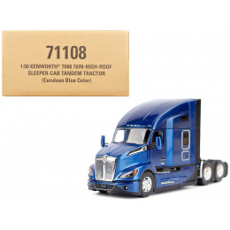 Kenworth T680 Truck Tractor Deep Cerulean Blue Metallic 