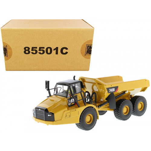 CAT Caterpillar 740B Articulated Hauler Dump Truck with Tipper Body and Operator 