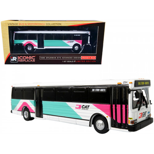 1980 Grumman 870 Advanced Design Transit Bus CAT (Citizens Area Transit) Las Vegas 