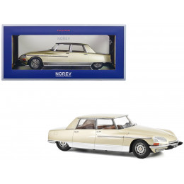 1969 Citroen DS 21 Lorraine Champagne Gold Metallic 1/18 Diecast Model Car by Norev