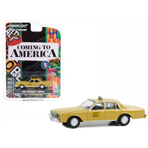 1981 Chevrolet Impala Taxi Yellow 