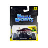 1949 Mercury Custom Coupe Dark Red Metallic with Flames 1/64 Diecast Model Car by Muscle Machines