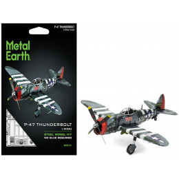 Model Kit Republic P-47 Thunderbolt Fighter Aircraft 
