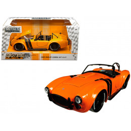 1965 Shelby Cobra 427 S/C Orange with Black Stripes 