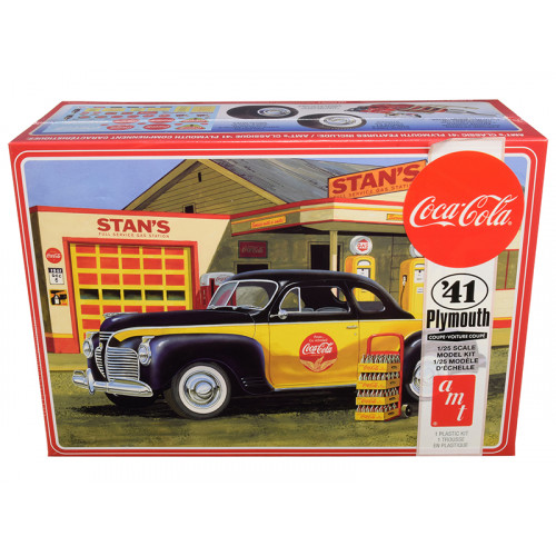 Skill 3 Model Kit 1941 Plymouth Coupe with 4 Bottle Crates 