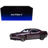 2022 Dodge Challenger R/T Scat Pack Widebody Hellraisin Purple Metallic 1/18 Model Car by Autoart
