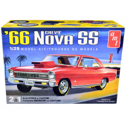 Skill 2 Model Kit 1966 Chevrolet Nova SS 2-in-1 Kit 1/25 Scale Model by AMT