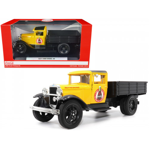 1931 Ford Model AA Pickup Truck Yellow and Black 