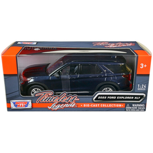 2022 Ford Explorer XLT Dark Blue Metallic 