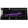 2018 Dodge Challenger SRT Demon Plum Crazy Metallic with Matt Black Hood 1/43 Diecast Model Car by IXO Models