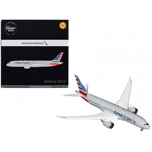 Boeing 787-8 Commercial Aircraft with Flaps Down 
