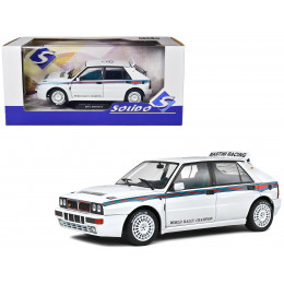 1992 Lancia Delta HF Integrale Evo 1 Martini 6 White with Blue and Red Stripes 