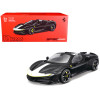 Ferrari SF90 Spider Assetto Fiorano Black Metallic with White Stripes
