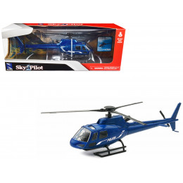 Eurocopter AS350 Helicopter Blue Metallic 