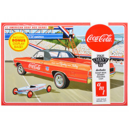 Skill 3 Model Kit 1968 Chevrolet El Camino SS and Soap Box Derby Racing Car 2 in 1 Kit 