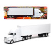 Kenworth T700 Truck with Dry Goods Trailer White