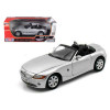 BMW Z4 Convertible Silver 1/18 Diecast Model Car by Motormax