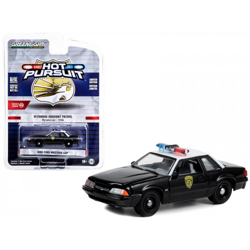 1990 Ford Mustang SSP Black and White 