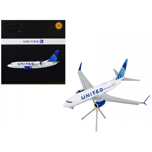 Boeing 737-700 Commercial Aircraft with Flaps Down 