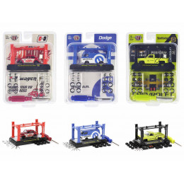 Model Kit 3 piece Car Set Release 62 Limited Edition to 9600 pieces Worldwide 1/64 Diecast Model Cars by M2 Machines
