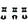 Fifth Wheel Sets (3 Sets) 1/87 (HO) Plastic Model by Promotex