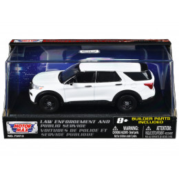 2022 Ford Police Interceptor Utility White Unmarked 