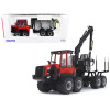 Komatsu 875.1 Forwarder Red and Black 1/32 Diecast Model by First Gear