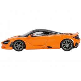 McLaren 750S McLaren Orange with Black Top Limited Edition 1/64 Diecast Model Car by Mini GT