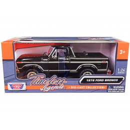 1978 Ford Bronco Custom (Open Top) Black 