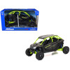 Polaris RZR Pro R UTV Black and Lime Green 1/18 Diecast Model by New Ray