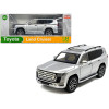 Toyota Land Cruiser Silver Metallic with Sun Roof 1/24 Diecast Model Car