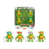 Set of 4 Diecast Figure Key Chains