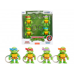 Set of 4 Diecast Figure Key Chains 