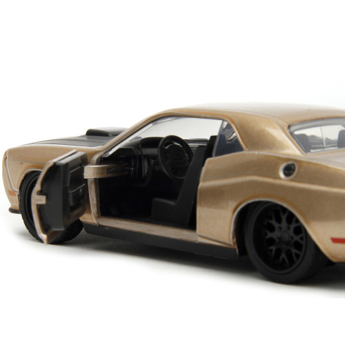 2012 Dodge Challenger SRT8 Gold Metallic with Black Hood 